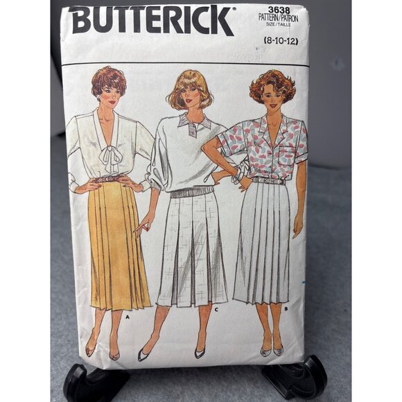Butterick 3638 Misses Skirts Sewing Pattern Size 8-10-12 Uncut 1986 - Picture 7 of 10